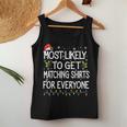 Most Likely To Get Matching Thing For Everyone Funny Women Women Tank Top Basic Casual Daily Weekend Graphic Funny Gifts