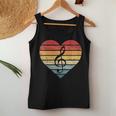 Music Teacher Gifts Retro Sunset Note Music School Musician Women Tank Top Basic Casual Daily Weekend Graphic Funny Gifts