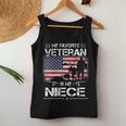 My Favorite Veteran Is My Niece - Flag Mother Veterans Day Women Tank Top Basic Casual Daily Weekend Graphic Funny Gifts