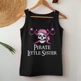 Pink Pirate Little Sister Skull And Crossbones Flag Women Tank Top Unique Gifts