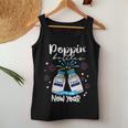 Poppin Bottles For The New Year Funny Icu Nurse Crew 2023 Women Tank Top Basic Casual Daily Weekend Graphic Funny Gifts