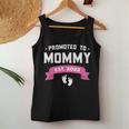 Promoted To Mommy Est 2023 New Mom First Mommy Women Tank Top Unique Gifts