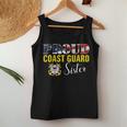 Proud Coast Guard Sister With American Flag Gift Veteran Day Women Tank Top Basic Casual Daily Weekend Graphic Funny Gifts
