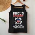 Proud Daughter Of A Us Coast Guard Women Tank Top Basic Casual Daily Weekend Graphic Funny Gifts