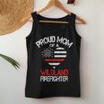 Proud Mom Of A Wildland Firefighter | Fireman Mothers Day Women Tank Top Basic Casual Daily Weekend Graphic Funny Gifts