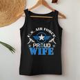 Proud Wife Us Air Force Usaf Veteran Women Tank Top Unique Gifts