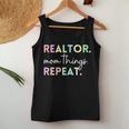 Realtor Mom Things Repeat For Mothers Selling Real Estate Women Tank Top Unique Gifts
