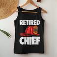 Retired Fire Chief Fire Fighters Love Women Tank Top Basic Casual Daily Weekend Graphic Funny Gifts