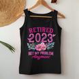 Retirement Retired 2023 Funny Retirement For Women 2023 Women Tank Top Basic Casual Daily Weekend Graphic Funny Gifts