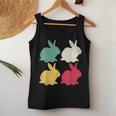 Retro Easter Bunny Rabbit Vintage Men Dad Kids Women Gift Women Tank Top Basic Casual Daily Weekend Graphic Funny Gifts
