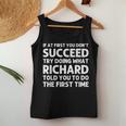 Richard Gift Name Personalized Birthday Funny Christmas Joke Women Tank Top Basic Casual Daily Weekend Graphic Funny Gifts