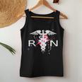 Rn Registered Nurse Caduceus Symbol V2 Women Tank Top Basic Casual Daily Weekend Graphic Funny Gifts