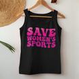 Womens Save Womens Sports Act Protectwomenssports Support Groovy Women Tank Top Unique Gifts