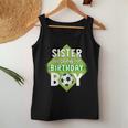 Sister Of The Birthday Boy Sister Soccer For Birthday Boy Women Tank Top Unique Gifts