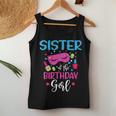 Sister Of The Birthday Girl Spa Party Nail Polish Makeup Women Tank Top Unique Gifts