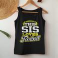 This Sister Loves Football Yellow Variant Women Tank Top Unique Gifts