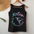 Sister Of The Mermaid Little Girl Family Women Tank Top Unique Gifts