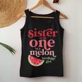 Sister Of The One In A Melon Birthday Girl Watermelon First Women Tank Top Unique Gifts