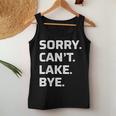 Womens Sorry - Cant - Lake - Bye - Vintage Style - Women Tank Top Unique Gifts