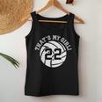 Unique Thats My Girl 22 Volleyball Player Mom Or Dad Women Tank Top Unique Gifts