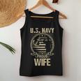 Us Na Vy Proud Wife Veteran Day Memorial Day Military Wife Women Tank Top Basic Casual Daily Weekend Graphic Funny Gifts