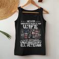 Us Veteran Wife Veterans Day Us Patriot Patriotic Women Tank Top Basic Casual Daily Weekend Graphic Funny Gifts