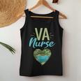 Va Nurse Heart Camouflage Camo Facemask Rn Women Tank Top Basic Casual Daily Weekend Graphic Funny Gifts
