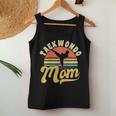 Vintage Retro Sunset Design Taekwondo Mom Women Tank Top Basic Casual Daily Weekend Graphic Personalized Gifts