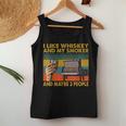 I Like Whiskey And My Smoker And Maybe 3 People Vintage Women Tank Top Unique Gifts