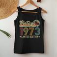 Womens 50 Year Old Vintage 1973 50Th Birthday Gifts For Women Men Women Tank Top Basic Casual Daily Weekend Graphic Funny Gifts