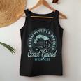 Womens Coast Guard Beach Retro Wave Circle Women Tank Top Basic Casual Daily Weekend Graphic Funny Gifts