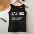 Womens Dad Tax Funny Dad Tax Definition Mens Fathers Day Women Tank Top Basic Casual Daily Weekend Graphic Personalized Gifts