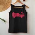 Womens Fire Truck Vintage Fire Fighter Gift Fireman Women Tank Top Basic Casual Daily Weekend Graphic Funny Gifts