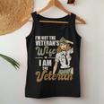 Womens Im Not The Veterans Wife I Am The Veteran Us Army Veteran Women Tank Top Basic Casual Daily Weekend Graphic Funny Gifts