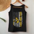 Womens Reel Cool Pops Fishing Dad Joke Usa Flag Fathers Day Women Tank Top Basic Casual Daily Weekend Graphic Personalized Gifts