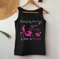 Womens Stepping Into My 37Th Birthday Like A Boss 37 Years Old Women Tank Top Basic Casual Daily Weekend Graphic Funny Gifts
