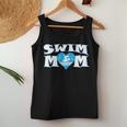 Womens Swim Mom Heart Shaped Pool Water Swimmer Swimming & Diving Women Tank Top Basic Casual Daily Weekend Graphic Personalized Gifts