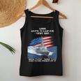 Womens Uss Jack H Lucas Ddg-125 Destroyer Ship Usa Flag Veteran Day Women Tank Top Basic Casual Daily Weekend Graphic Funny Gifts