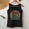 Womens Vintage 1963 60Th Birthday Limited Edition 60 Year Old Gifts Women Tank Top Basic Casual Daily Weekend Graphic Funny Gifts