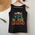 Womens Wife Mom Nurse Legend Womens Rn Lpn Mothers Day For Nurses Women Tank Top Basic Casual Daily Weekend Graphic Personalized Gifts