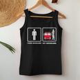 Your Husband My Husband Firefighter Thin Red Line Wife Gift Women Tank Top Basic Casual Daily Weekend Graphic Funny Gifts