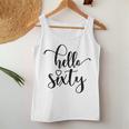 60Th Birthday For Women Hello Sixty 60 Years Old Cute Women Tank Top Basic Casual Daily Weekend Graphic Funny Gifts