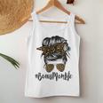 Bonus Mom Life Hair Bandana Glasses Leopard Mothers Day Women Tank Top Basic Casual Daily Weekend Graphic Funny Gifts
