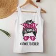 Dance Teacher Life Mothers Day Messy Bun Ballet Dancing Women Tank Top Basic Casual Daily Weekend Graphic Personalized Gifts