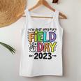 Just Here For Field Day 2023 Peace Sign Teacher Students Women Tank Top Unique Gifts