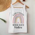 Be Kind Mental Health Matters Polka Dot Rainbow Awareness Women Tank Top Unique Gifts