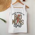 Leopard Proud Member Of Bad Moms Club Lightning Bolt Western Women Tank Top Basic Casual Daily Weekend Graphic Personalized Gifts