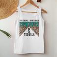 Leopard Two Things I Dont Chase Cowboys And Tequila Cowgirl Women Tank Top Unique Gifts