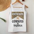 Leopard Two Things We Dont Chase Cowboys And Tequila Rodeo Women Tank Top Unique Gifts