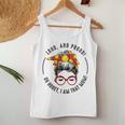 Loud And Proud Oh Honey I Am That Mom Messy Bun Softball Women Tank Top Unique Gifts